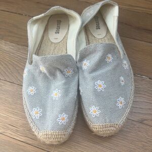 Soludos embroidered espadrilles women size 8